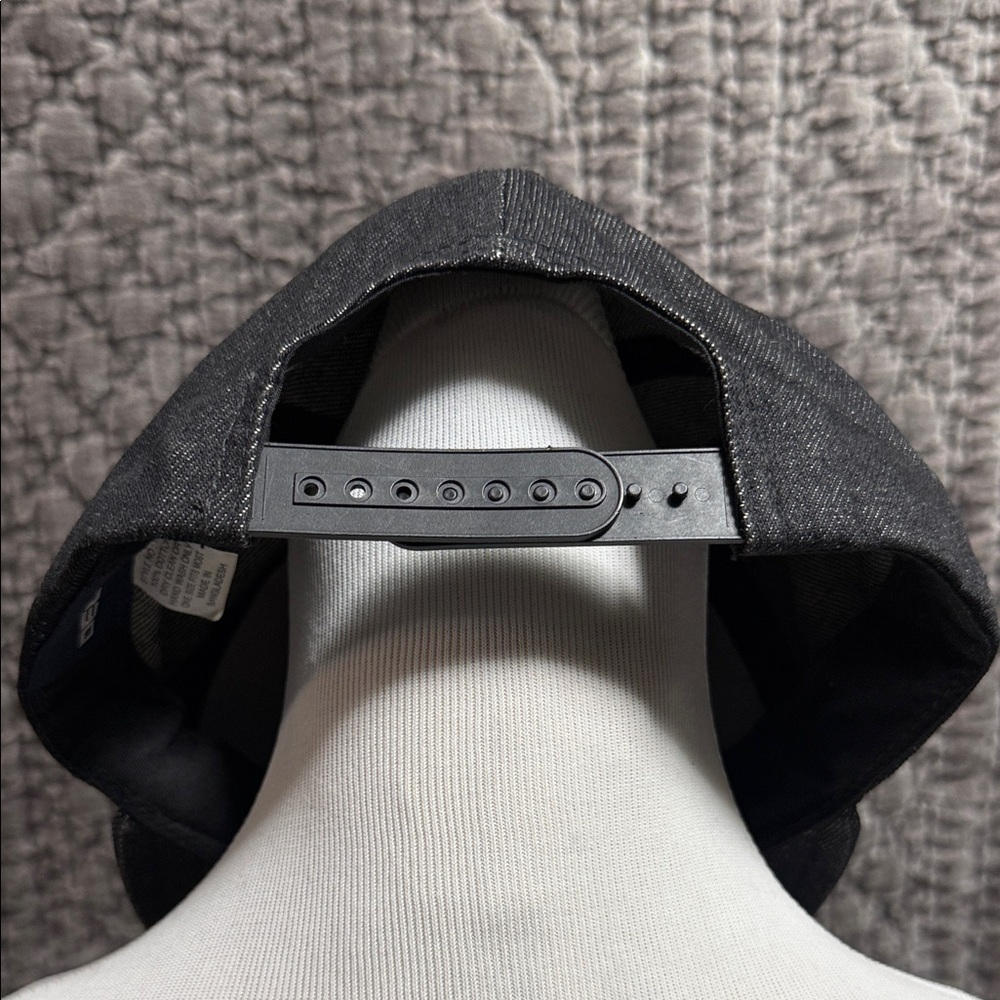 Black and Silver Embellished Men's Hat - Picture 3 of 9
